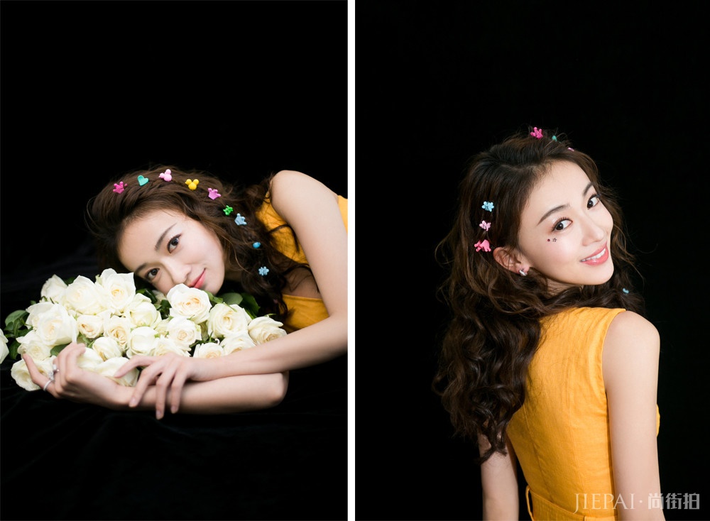 吴谨言三套造型现身29岁生日会,头顶编发卷毛,涨一岁反更甜美