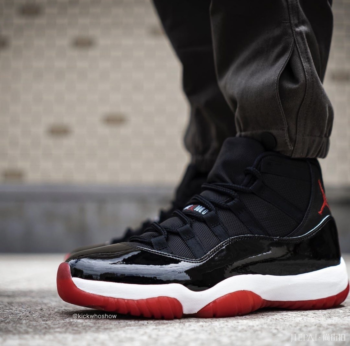 就等发售了!Air Jordan 11 “Bred”上脚细节大赏!