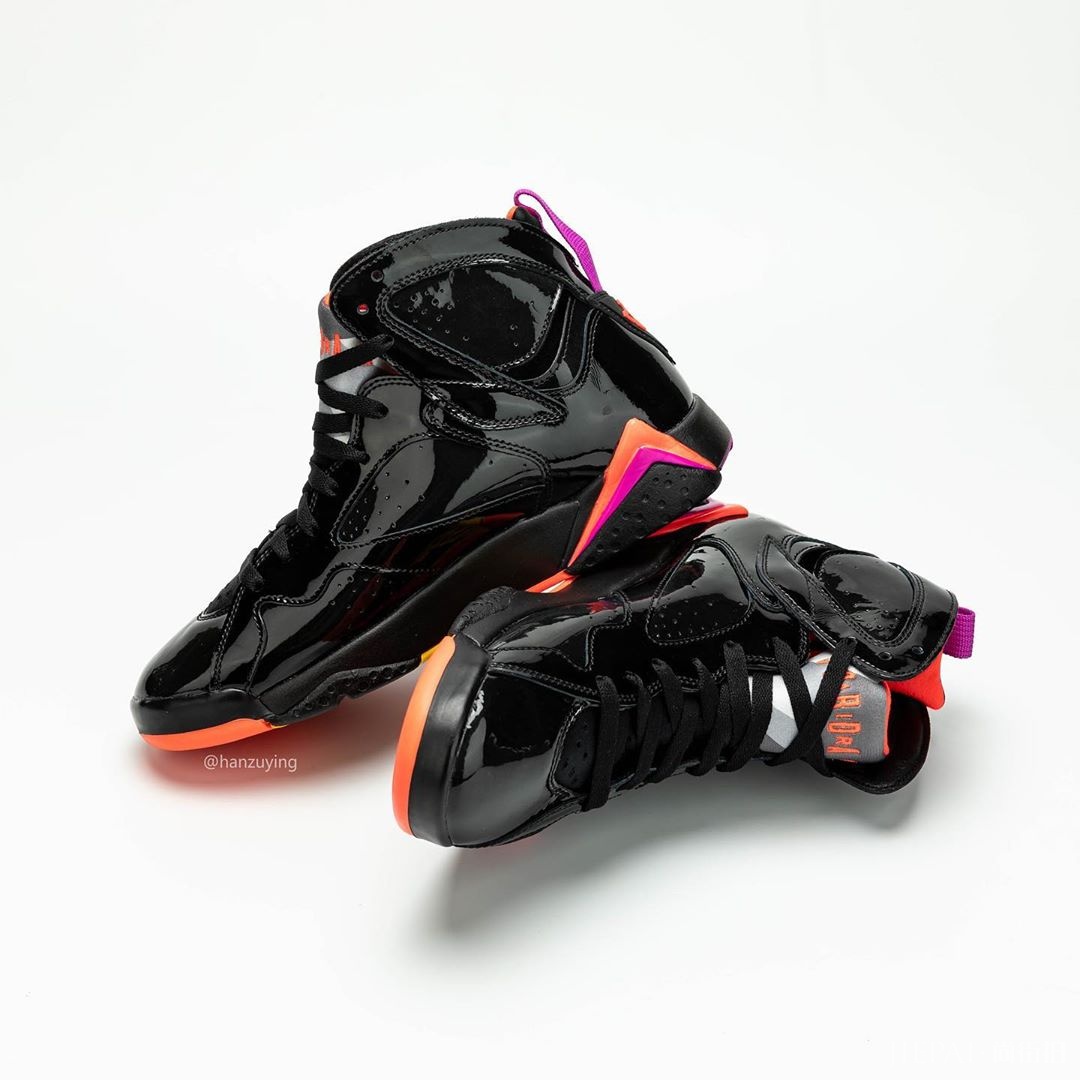 颜值超能打的漆皮鞋面!Air Jordan 7全新配色曝光!