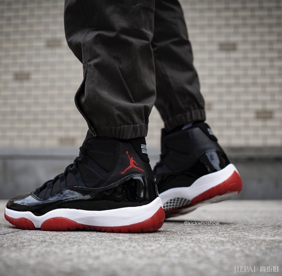 就等发售了！Air Jordan 11 “Bred”上脚细节大赏！