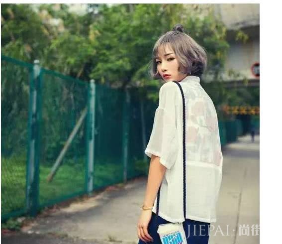 夏天短发怎么扎好看,凉快又十分俏皮可爱