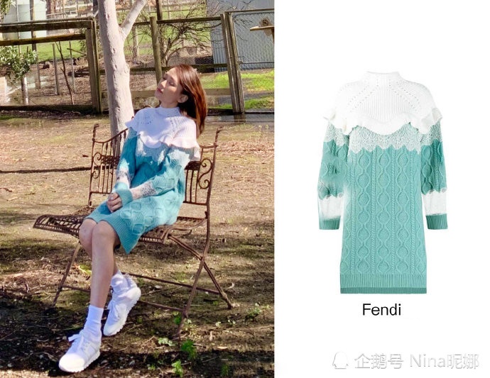 40岁陈乔恩墨尔本旅行拍大片,穿长裙打扮真少女