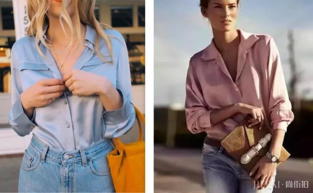 真丝太好看，这样穿一年都不会烦！和老气完全没关系