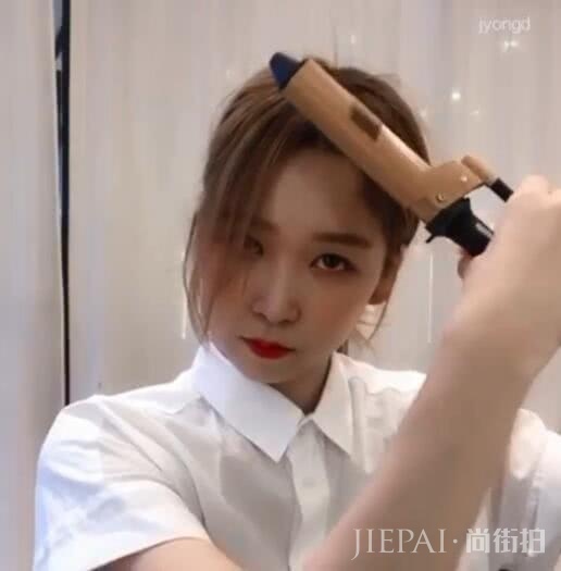 修饰脸型必备!韩国女生都在剪这款气质八字刘海