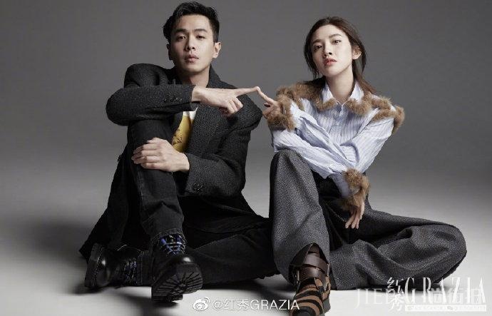 张若昀唐艺昕十指紧扣合拍七夕大片,唐艺昕“望夫眼”甜齁了