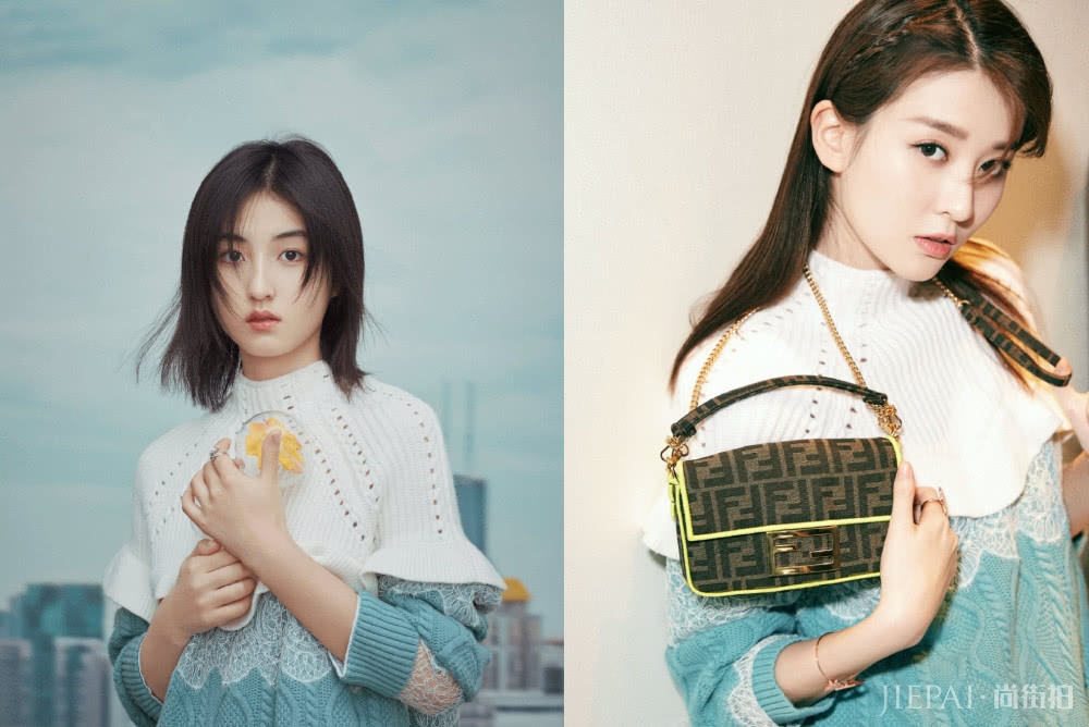 张子枫穿2万3的针织裙,比乔欣还美