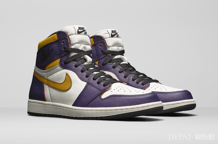 市场价破4000!Nike SB x Air Jordan 1 湖人刮刮乐即将补货!