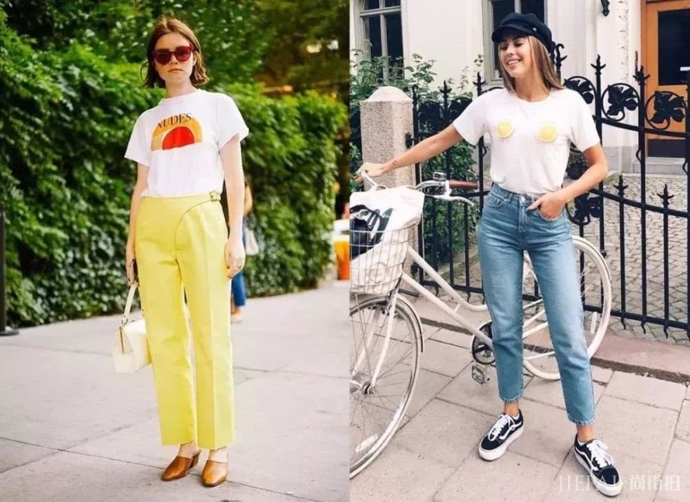 刘雯私服里出镜率最高的三种风格短袖,就这么穿了