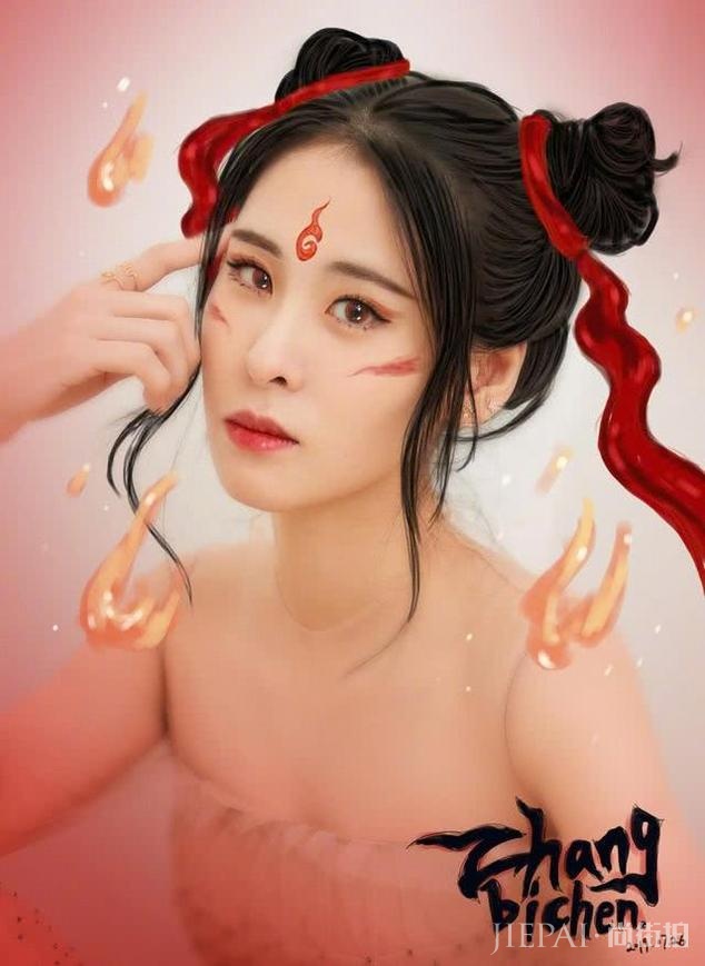 继古力娜扎、宋祖儿、张碧晨之后,刘亦菲也cos哪吒造型
