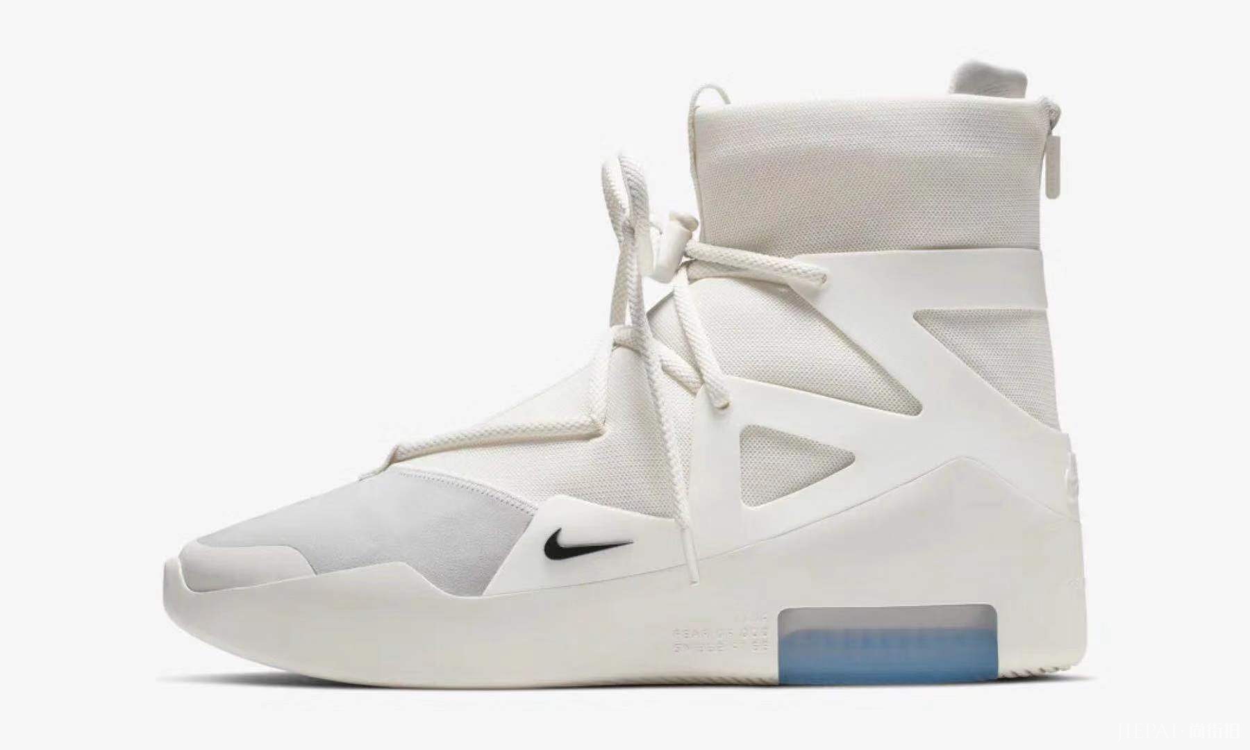 原价入手机会来啦!Nike Air Fear of God 1 全新 “Sail” 配色登陆国区 SNKRS!
