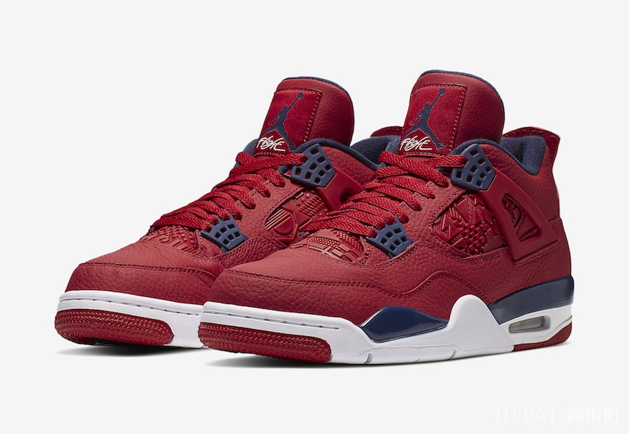 中国红来袭!Air Jordan 4 FIBA 官图释出!