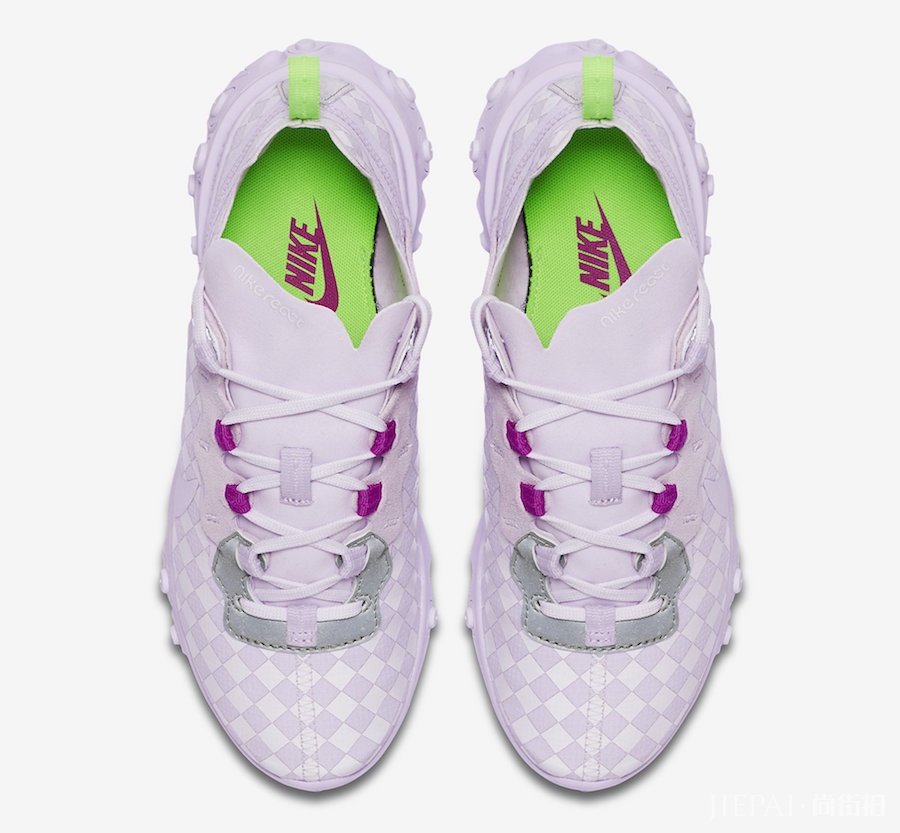 淡雅紫罗兰配色！Nike React Element 55 即将来袭！