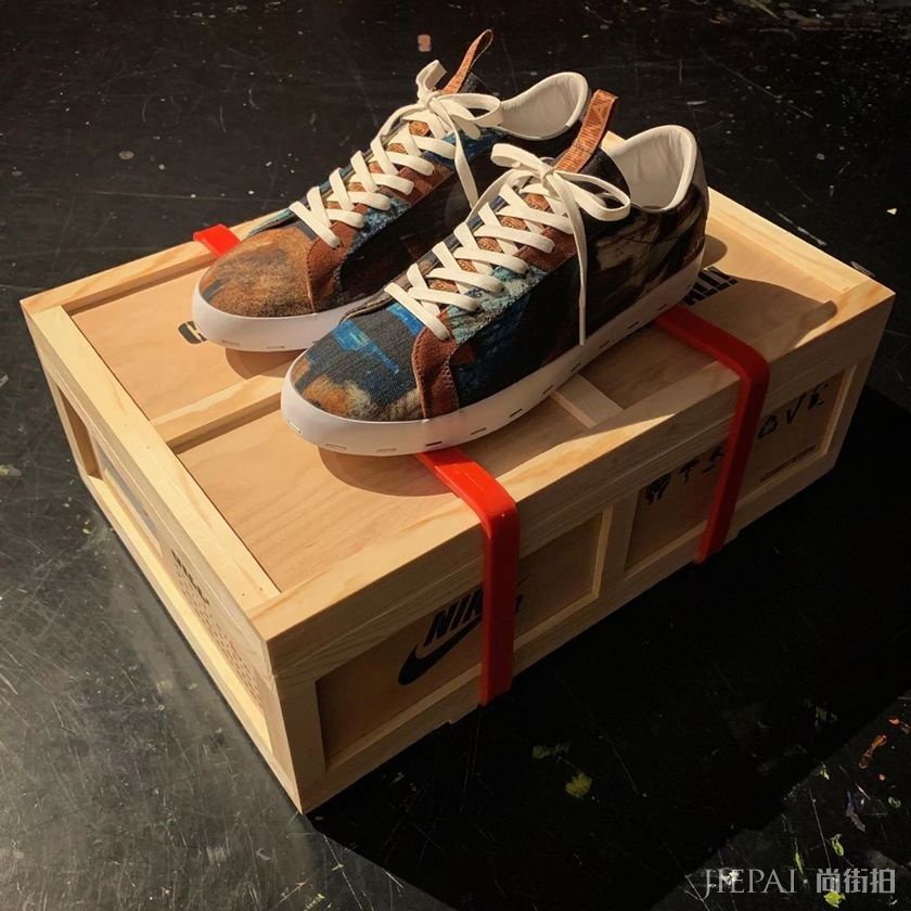在鞋上画幅油画吧！Michael Lau x Nike SB Blazer 联名即将登场！