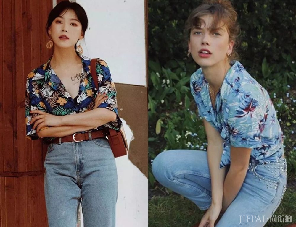 今年流行的衬衫 还真是越花越好看呢