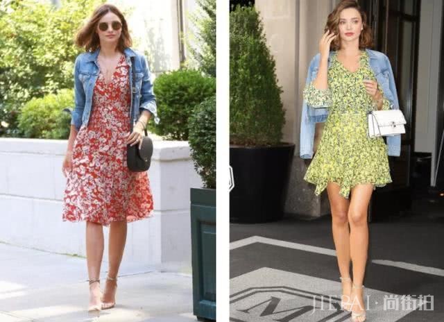 穿上显瘦的V领连衣裙，用这些设计搭配细节才能修身