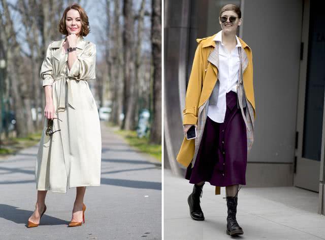 秋季风衣想穿出高级感？学街拍潮人这4招搭配，让你气质优美