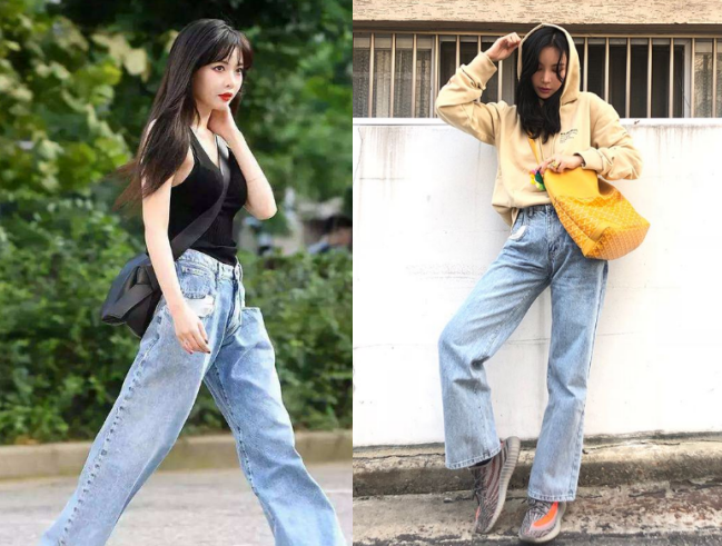 打底裤先收起来吧，新晋的“松松裤”，潮女孩已经在穿了！