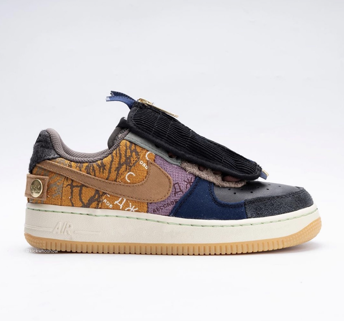 看完必冲！Travis Scott x Air Force 1联乘实物细节大赏！