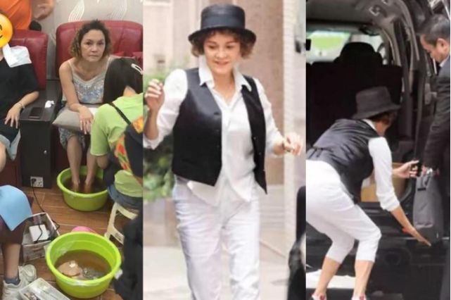 张柏芝晒母女合影为新店造势,张妈妈造型贵气不像专职司机