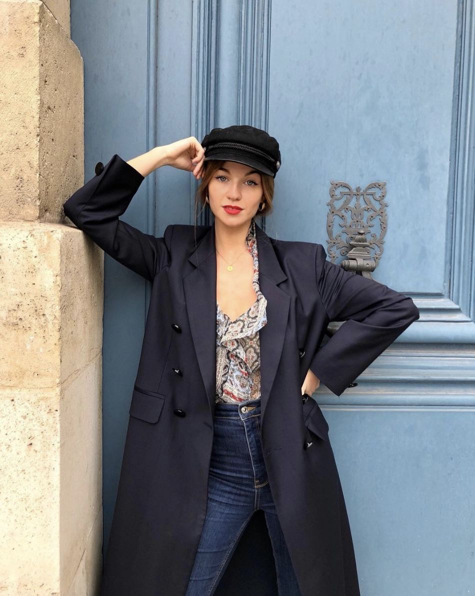 风衣搭配阔腿裤,今秋街拍最潮百搭cp!!!