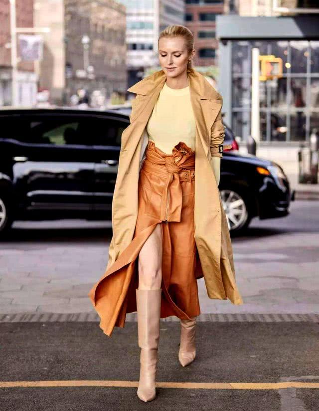 秋季风衣想穿出高级感？学街拍潮人这4招搭配，让你气质优美