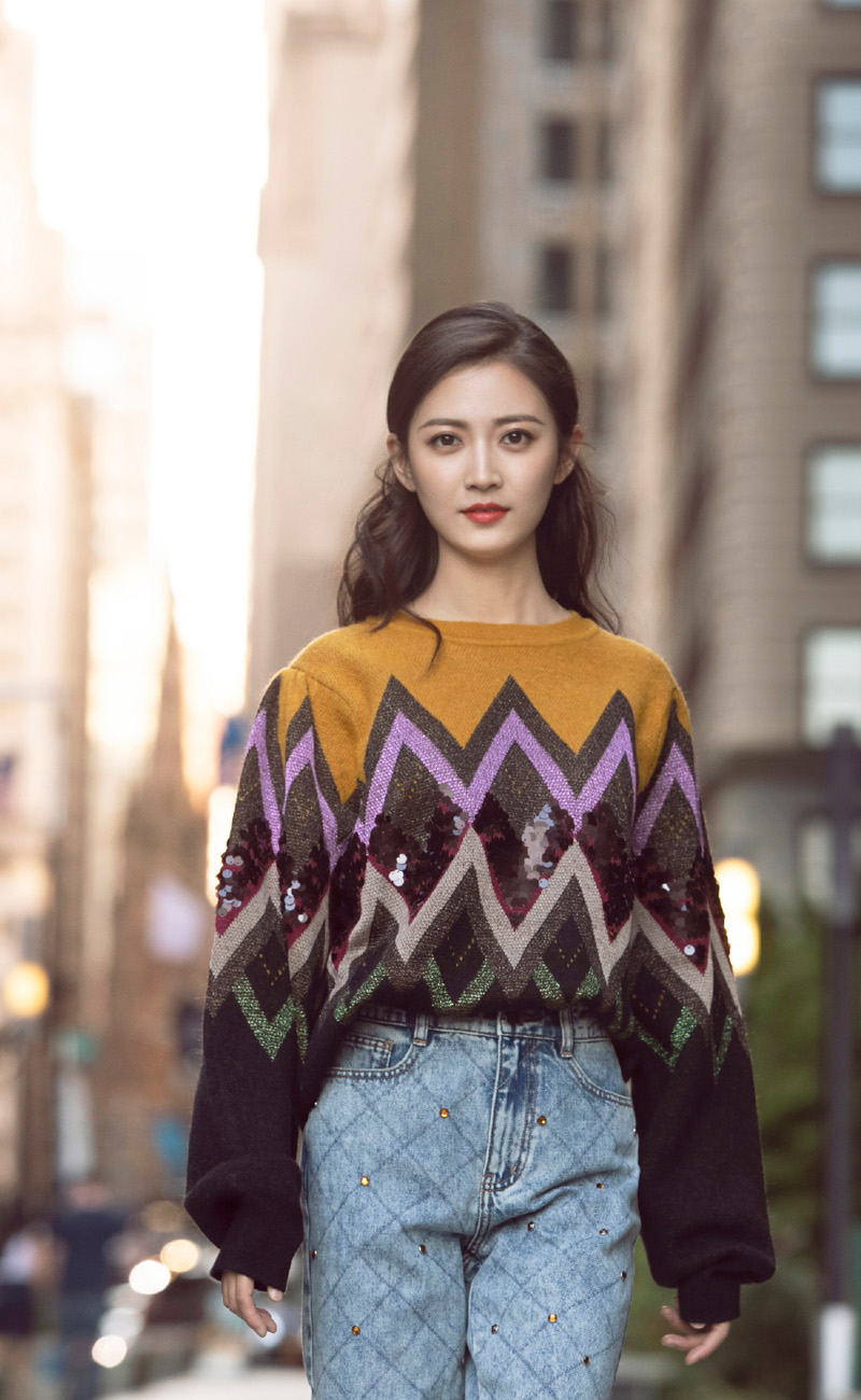 陈钰琪纽约时尚街拍图片