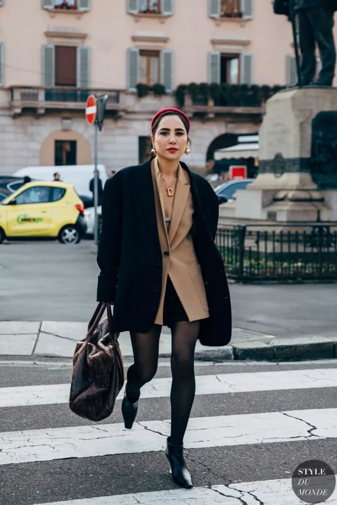 欧美街拍 看时尚潮人把基本款穿成时尚博主的样子?