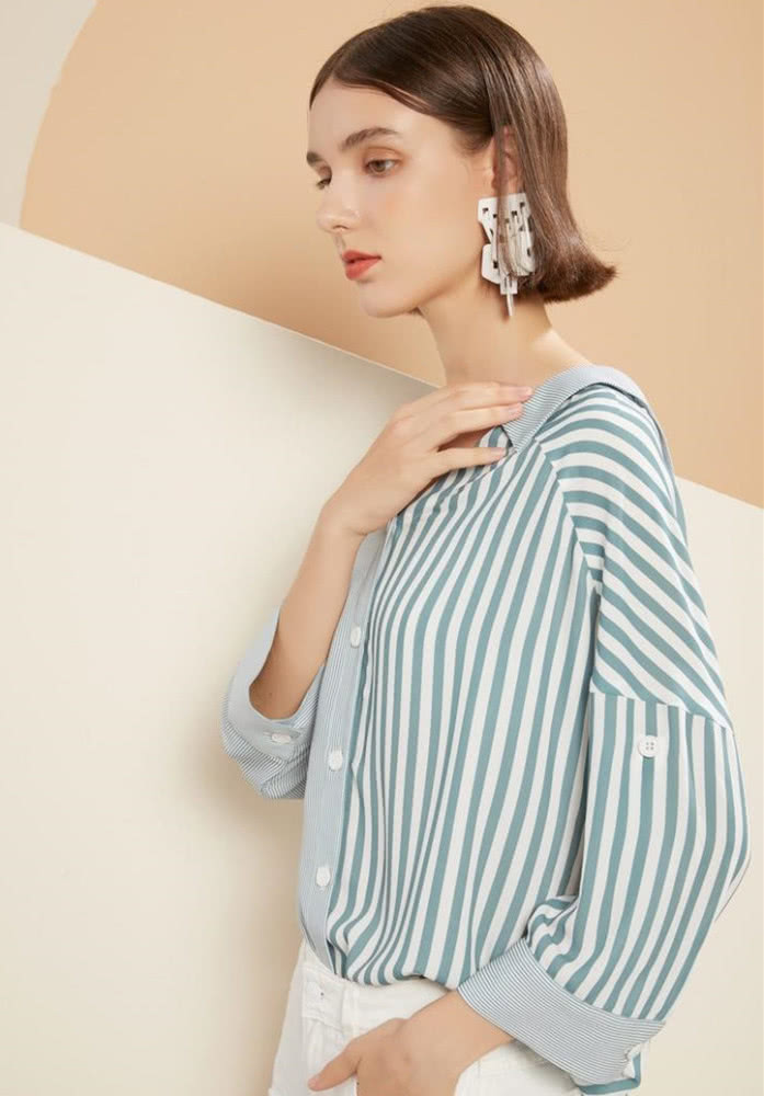 小个子怎样穿衬衫好看？这6个穿搭技巧学了让你显高显瘦还时尚