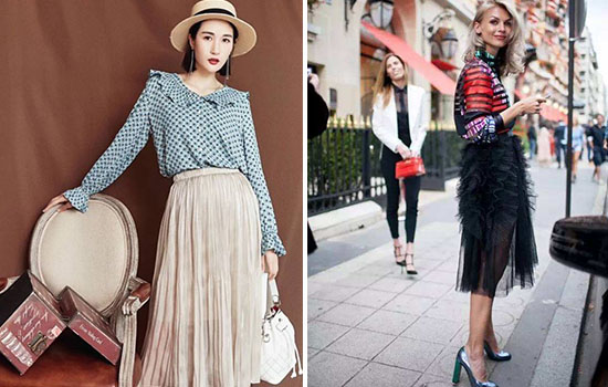 半身纱裙配什么上衣好