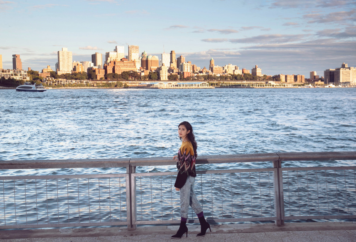 陈钰琪纽约时尚街拍图片