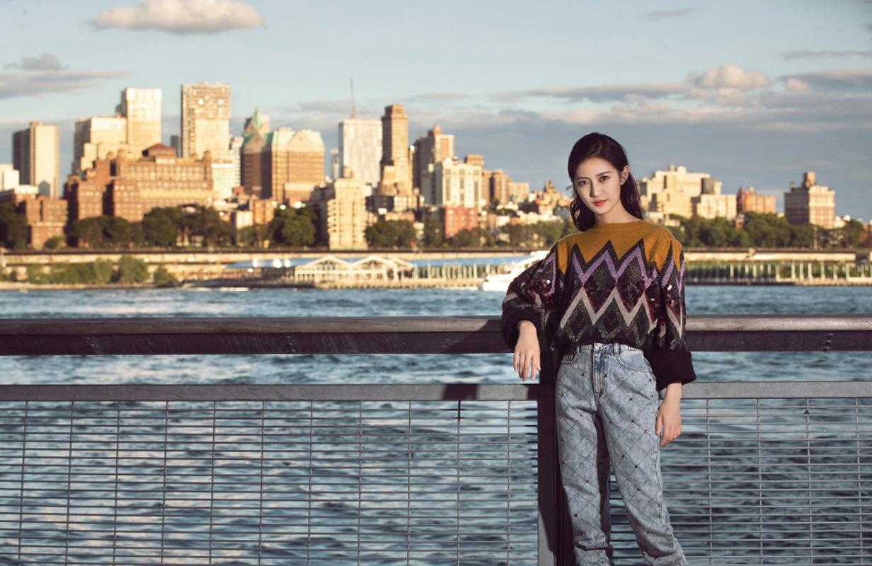 陈钰琪纽约时尚街拍图片