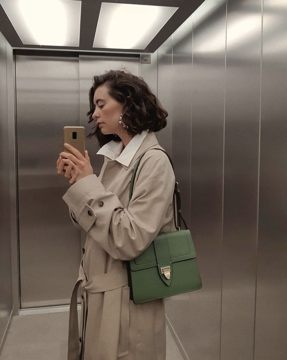 风衣搭配阔腿裤,今秋街拍最潮百搭cp!!!