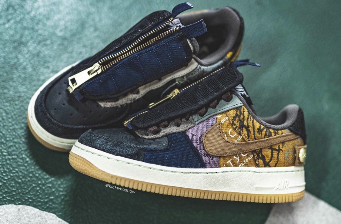 看完必冲！Travis Scott x Air Force 1联乘实物细节大赏！