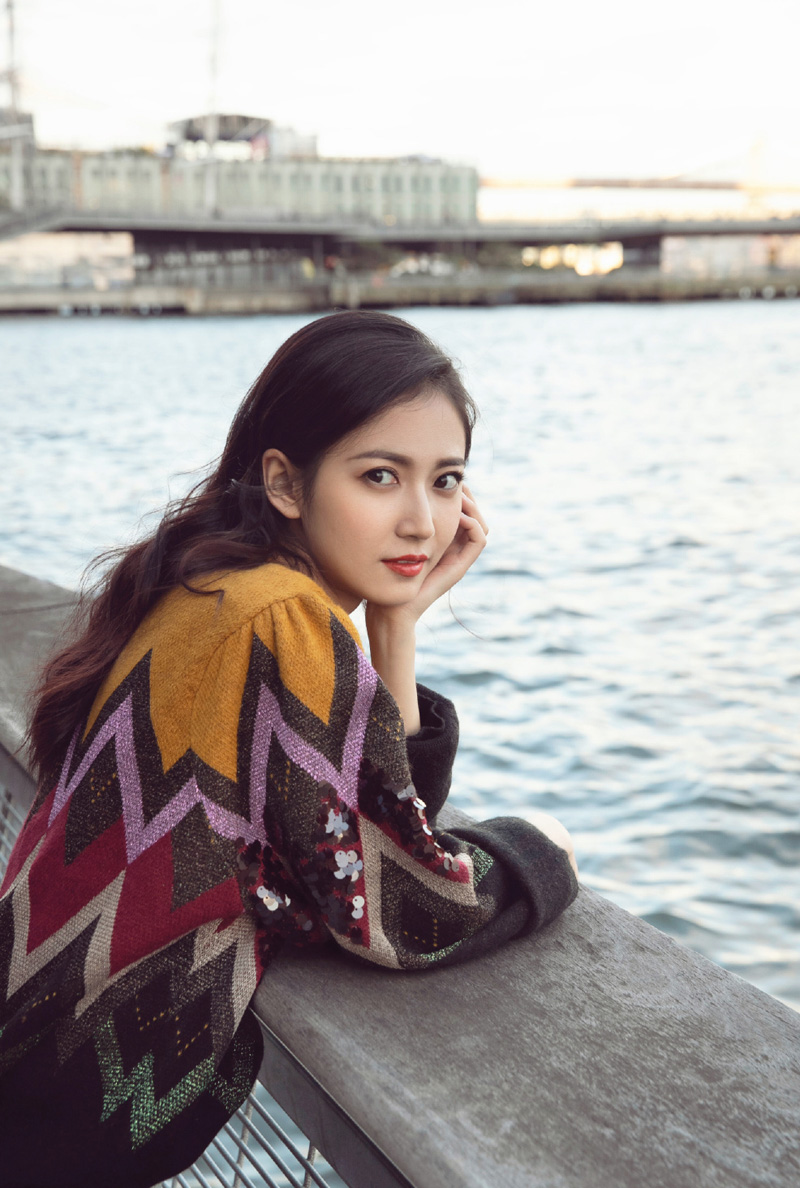 陈钰琪纽约时尚街拍图片