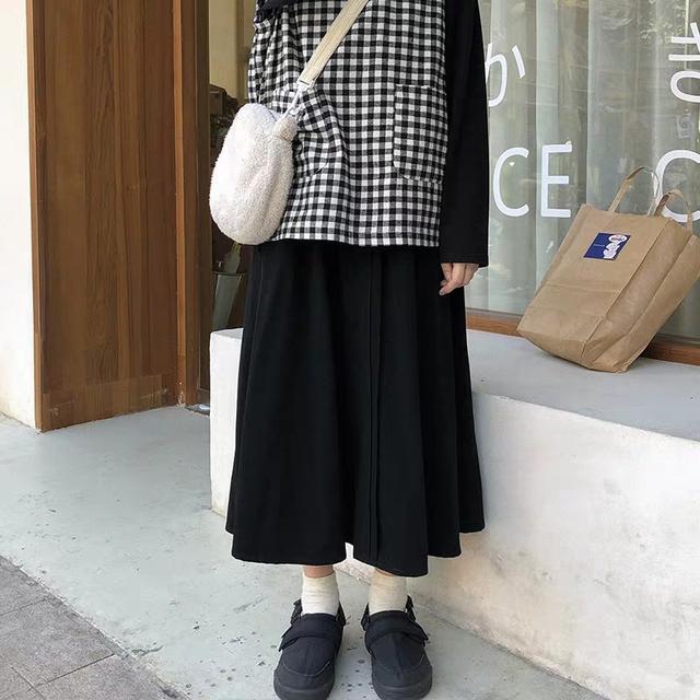 大摆半身裙,给秋天增添仙气感