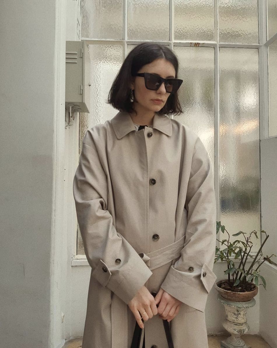 风衣搭配阔腿裤,今秋街拍最潮百搭cp!!!