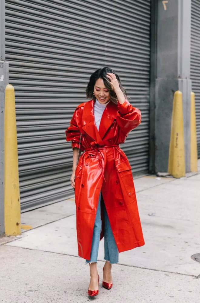 拉风的风衣太适合这个秋天了，演绎帅气休闲范