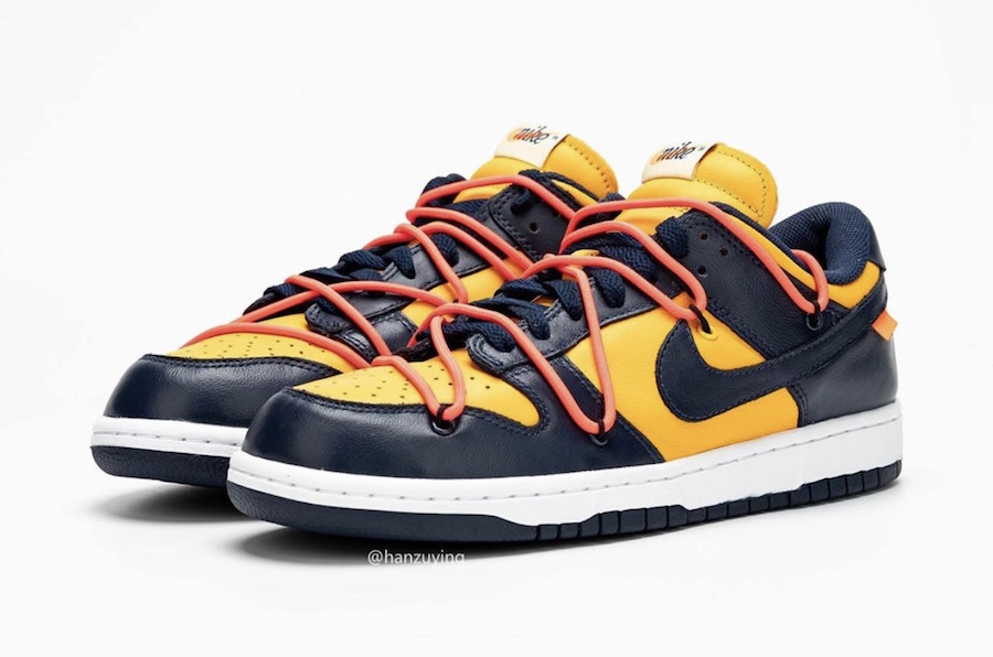下月重磅登场！Off-White x Nike Dunk Low 灰红实图释出！