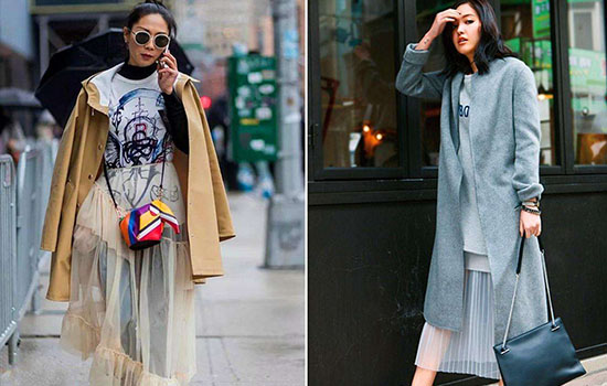 半身纱裙配什么上衣好