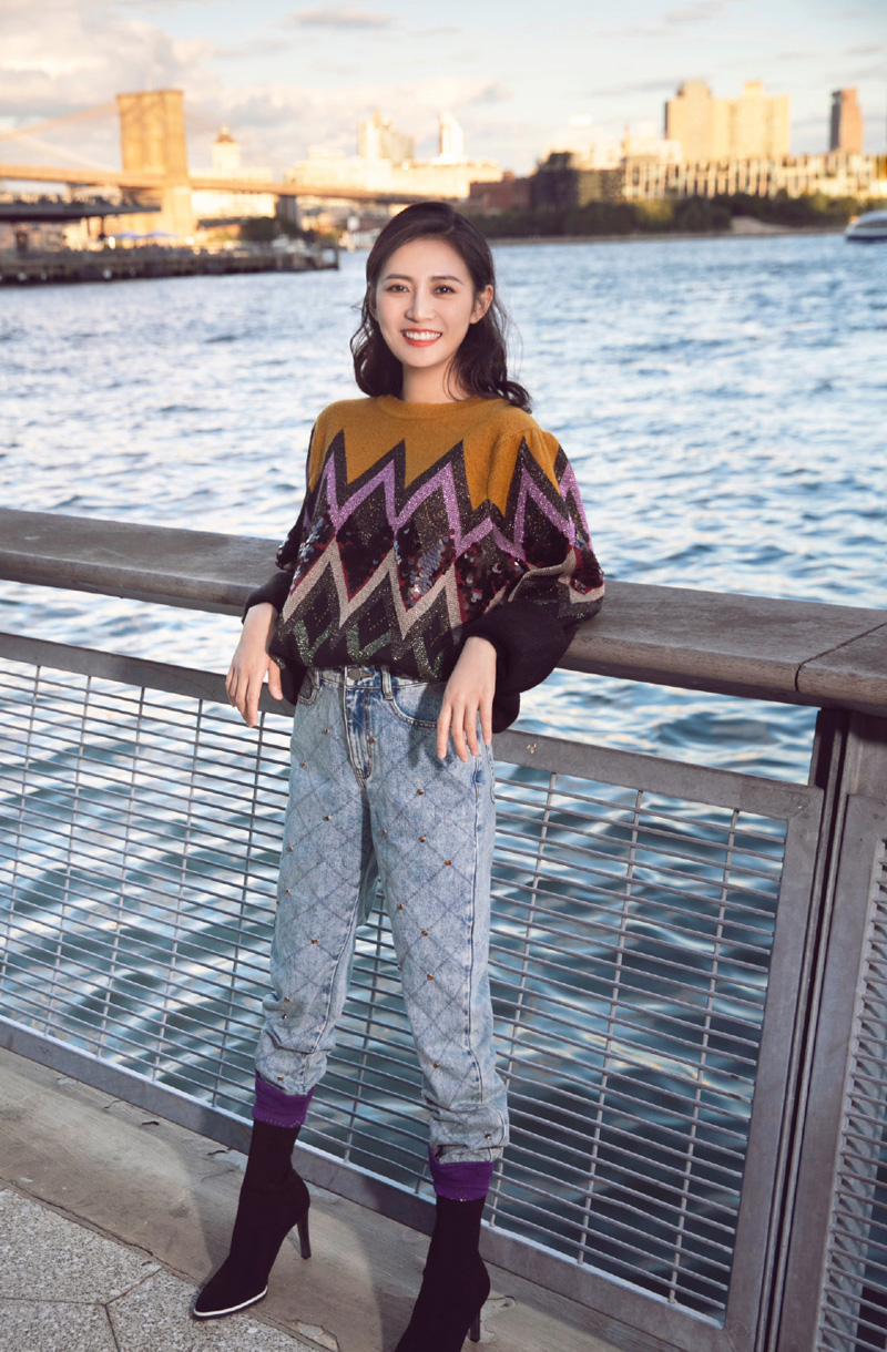 陈钰琪纽约时尚街拍图片