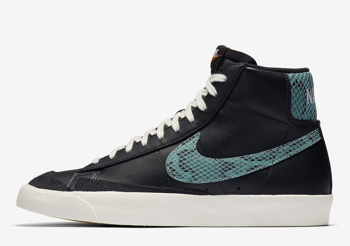 暗绿蛇纹装饰！这双 Nike Blazer Mid 你喜欢吗？