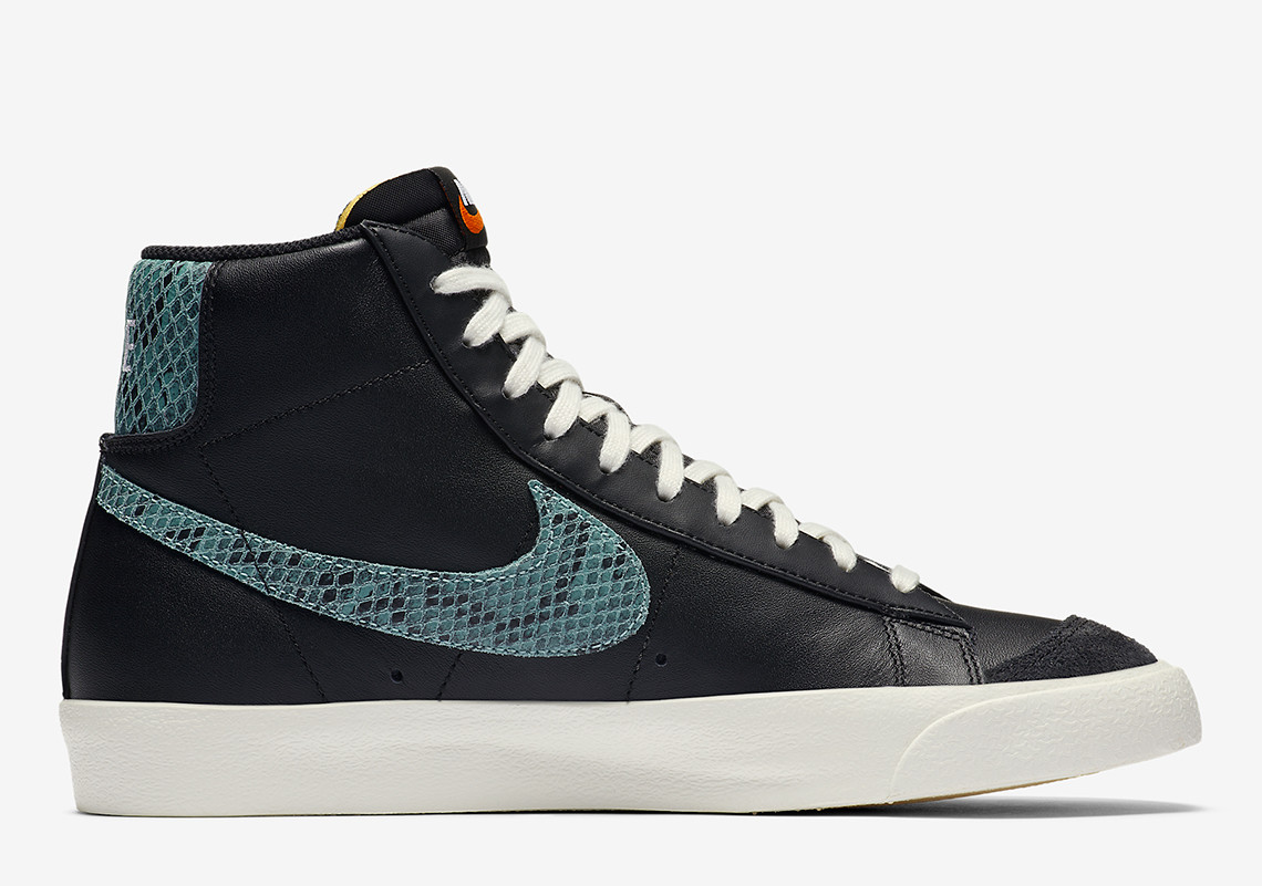暗绿蛇纹装饰！这双 Nike Blazer Mid 你喜欢吗？