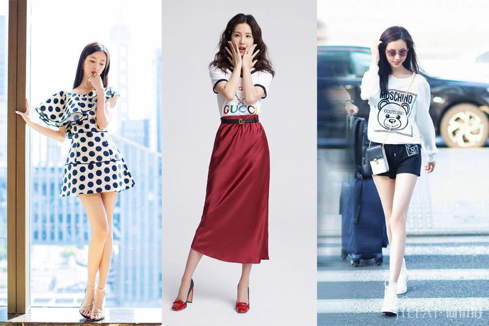 陈都灵不仅长的好看,穿衣也不简单!穿“反差”裙好冷艳,配长靴更显腿长