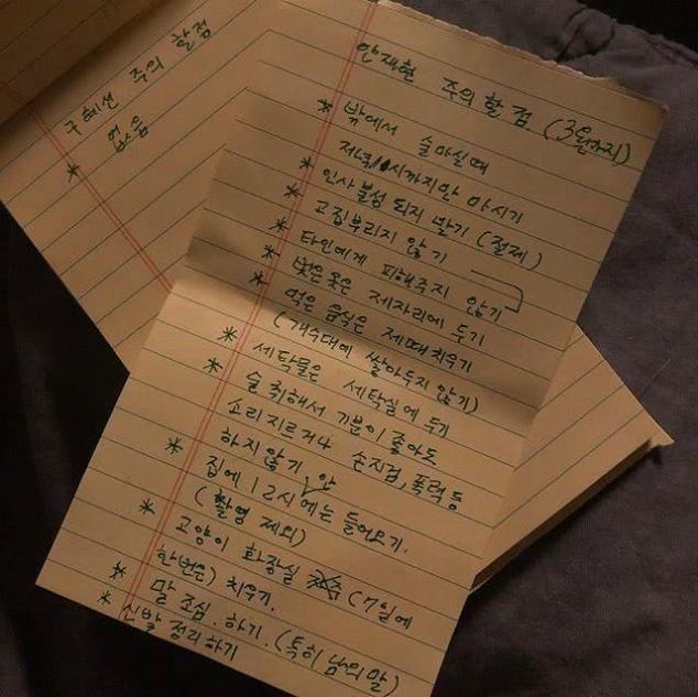 具惠善晒出安宰贤亲手写的保证书,原来她爱得这么卑微!