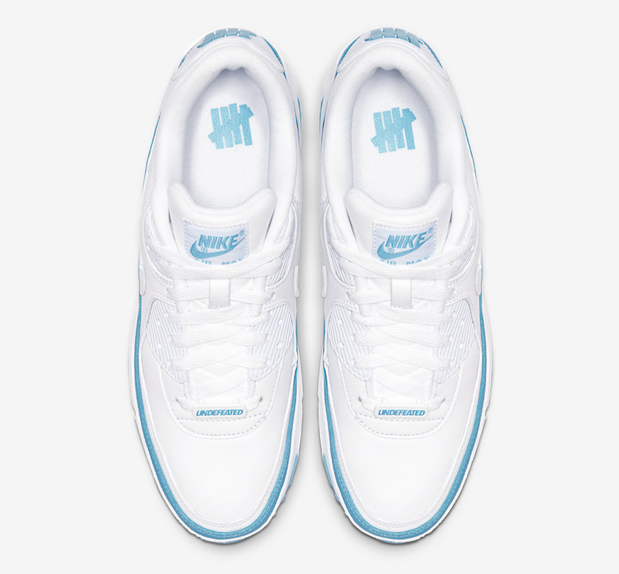 四色齐出!UNDEFEATED x Nike Air Max 90 官方上脚图公布!