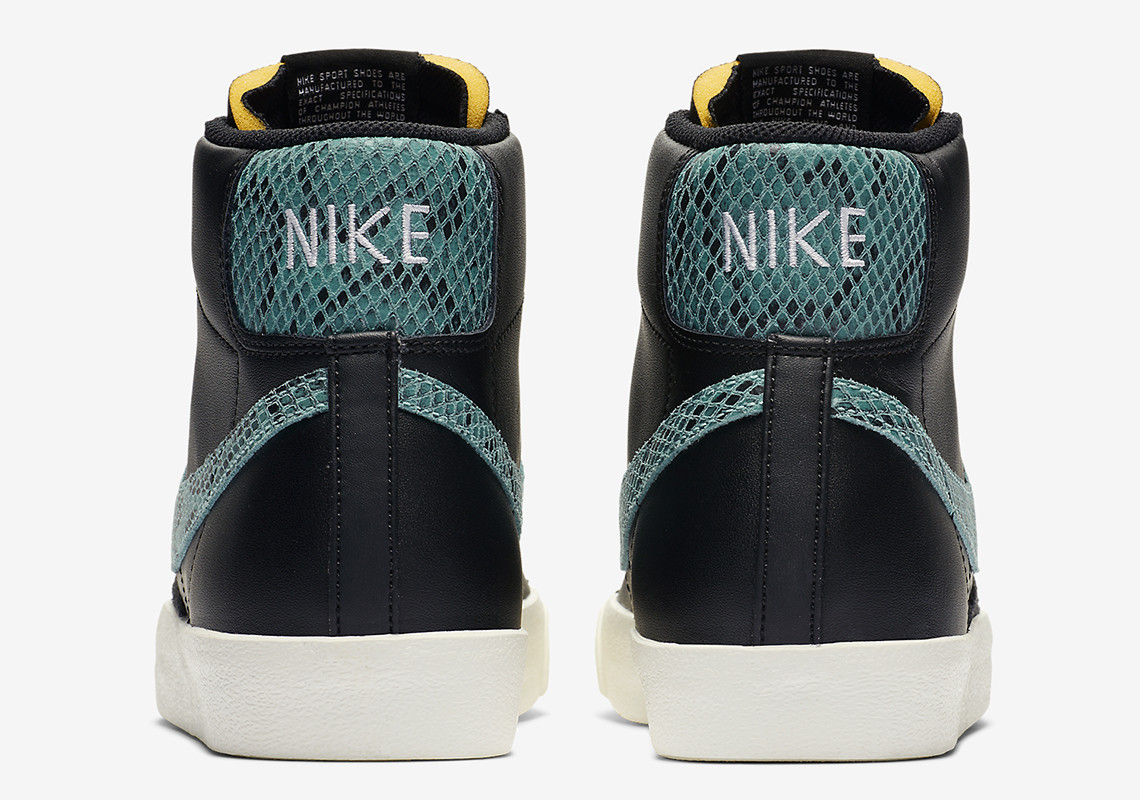 暗绿蛇纹装饰！这双 Nike Blazer Mid 你喜欢吗？