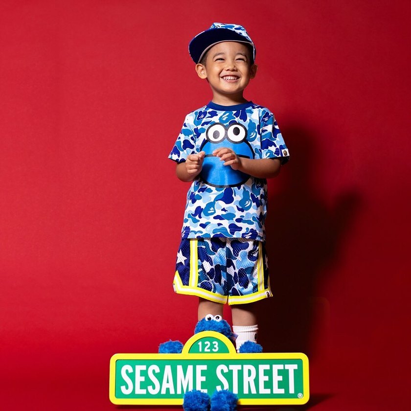 童装也要潮！A BATHING APE x《芝麻街》联名系列太可爱啦！