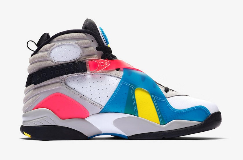 官网预告来袭！Air Jordan 8“Multi-Color”明日登场！