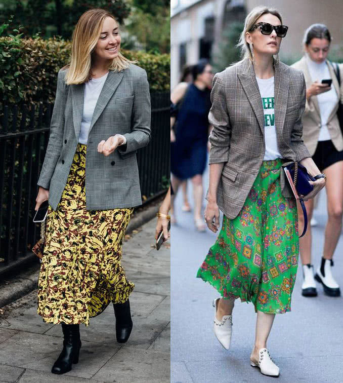 早秋穿什么最好?换一件格纹西装,让你大方美丽又时尚