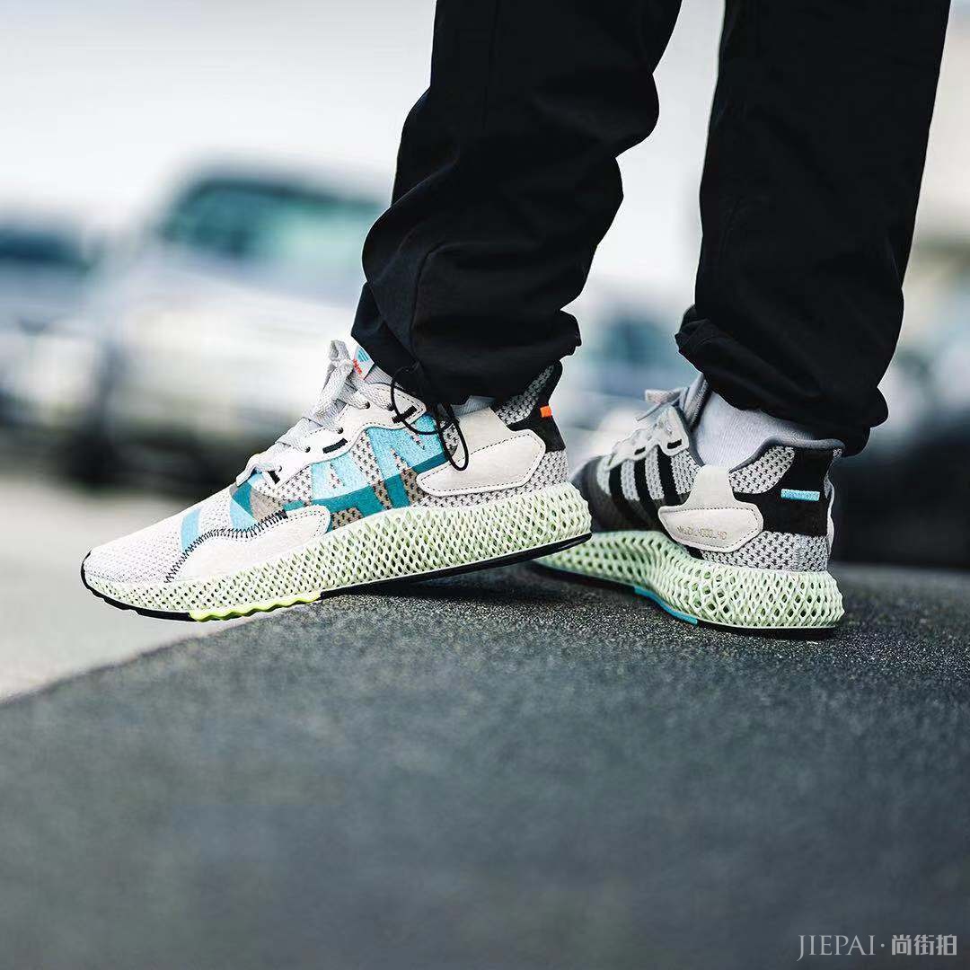 大面积涂鸦设计?!这双 adidas ZX 4000 确定不是客制?